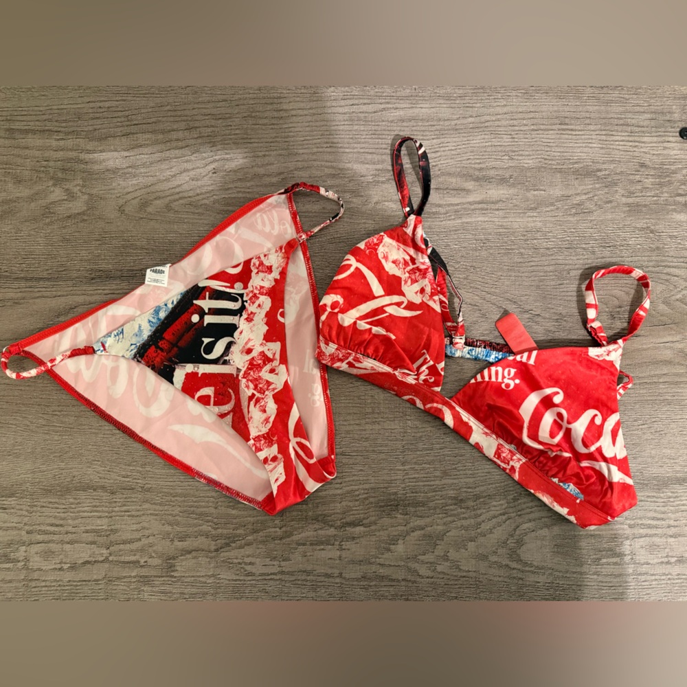 Coca Cola Red and White Bra Set - PARADE